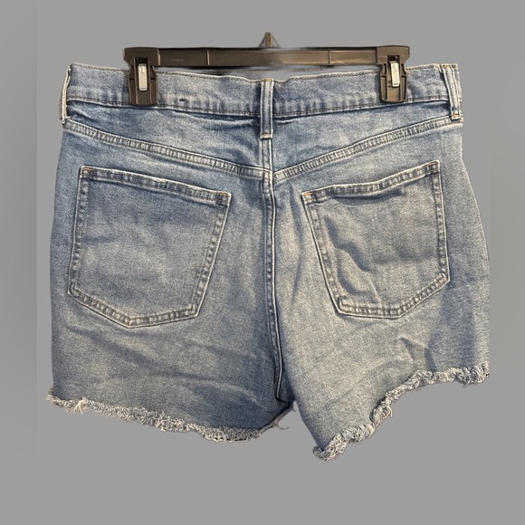 Denim Distressed Women's Shorts - Picture 2 of 2